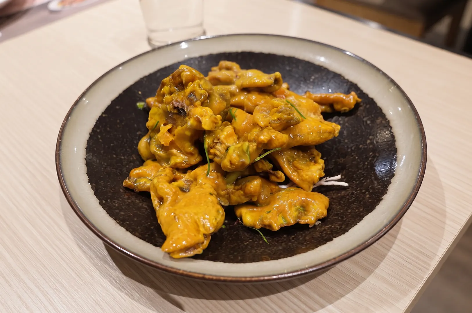 Buttered Abalone Mushroom at Lotus Vegetarian Restaurant.